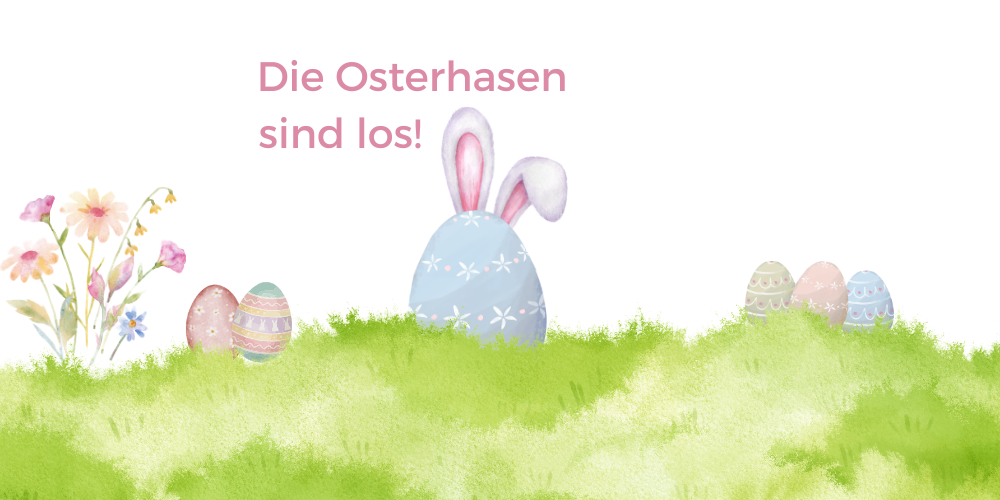 Osterhasen im Hofladen Shop