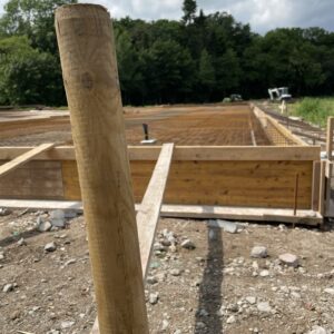 Die neue Scheune - Bauarbeiten auf dem Hof 4 Bewehrung und Verschalung